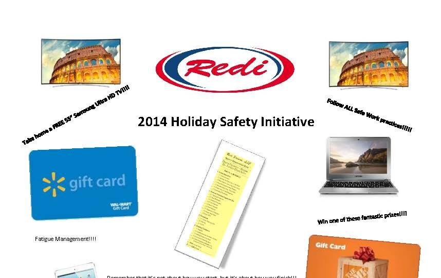 2014 Holiday Safety Initiative