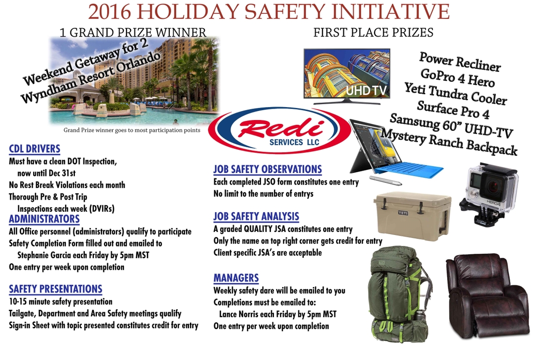 2016 Holiday Safety Initiative
