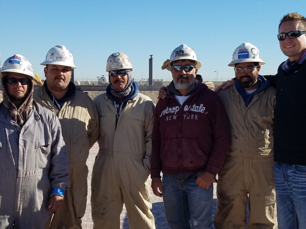 Our West Texas blasting team.